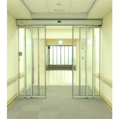 imagem para Porta automática - A20-4 BP telescópica com painel fixo