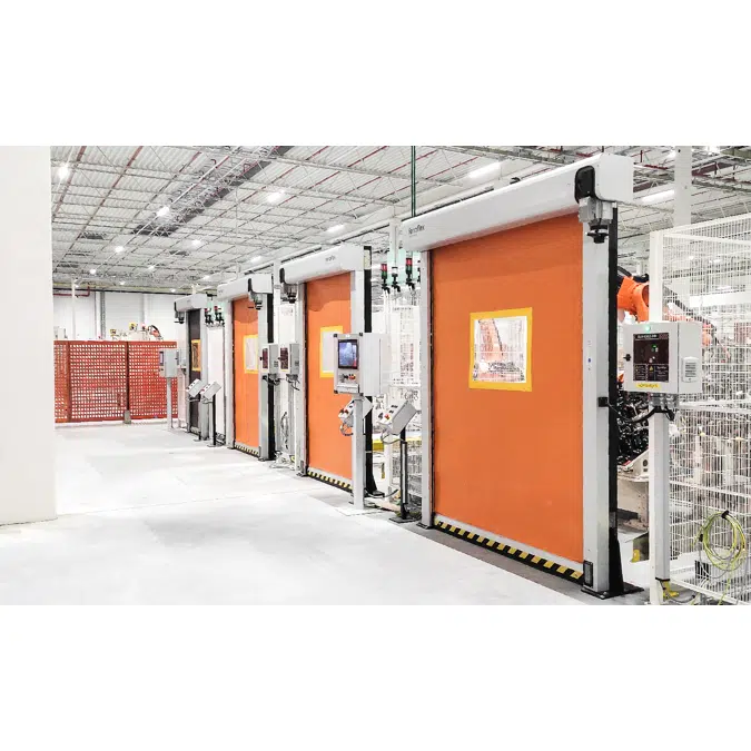 BIM objekty – zdarma ke stažení! High-speed roll-up door for automated ...