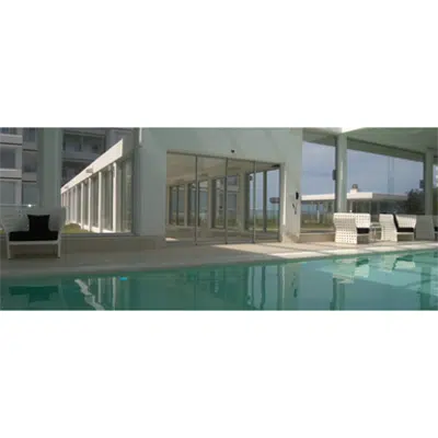 Image for Automatic door - Bi-parting sliding A20-4 with fixed panel