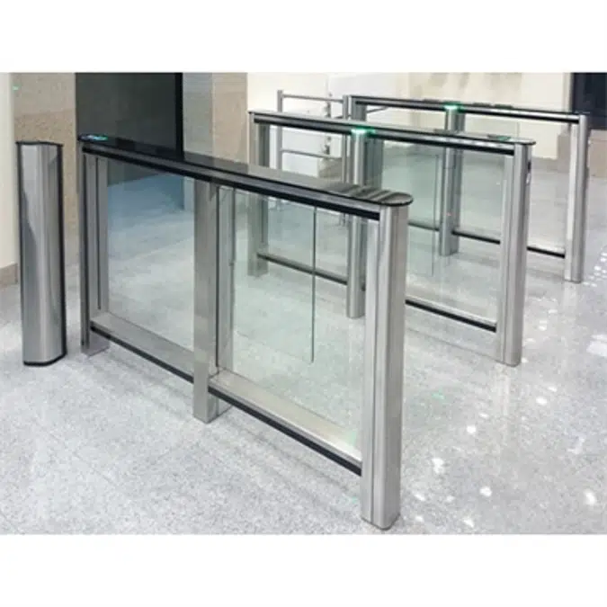 Access control - Slim Gate access control speedlane with swing panels