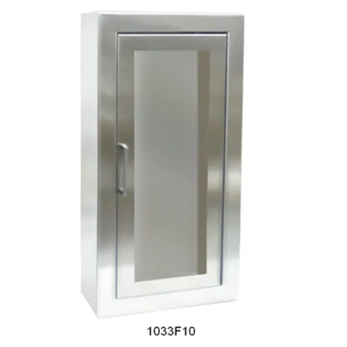 JL Industries | Fire Extinguisher Cabinet Stainless Steel | Cosmopolitan Series