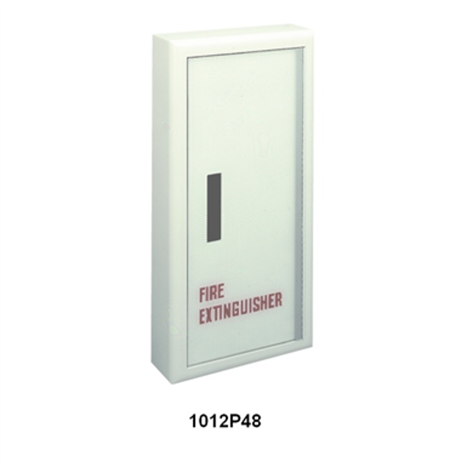 JL Industries | Fire Extinguisher Cabinet Frameless Acrylic Door with Steel Trim | Panorama Series