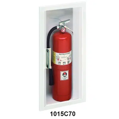 kép a termékről - JL Industries | Fire Extinguisher Cabinet Frameless Acrylic Door with Steel Trim | Panorama Series