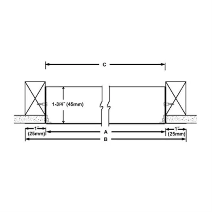 JL Industries | Access Panel Concealed Frame with Wallboard Bead | TMW Series