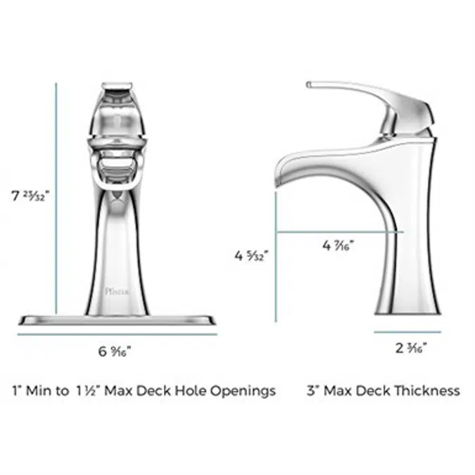 Pfister LF-042-JDCC Jaida Single Control Bathroom Faucet