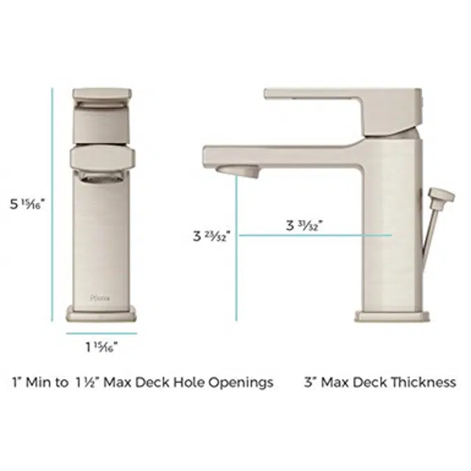 Pfister LG42-DA0C Deckard Single Control Bathroom Faucet