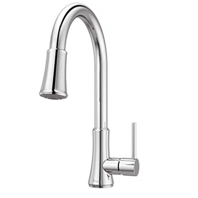 imazhi i Pfister G529-PF1C Pfirst Series Single Handle Pull-Down Kitchen Faucet