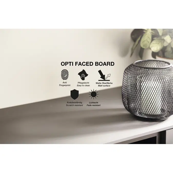 Antifingerprint Opti Faced Board