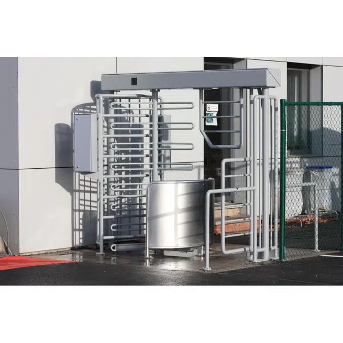 MPB Full height turnstile with bicycle gate