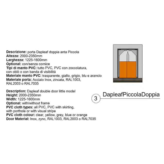 Flap Door Dapleaf Mono