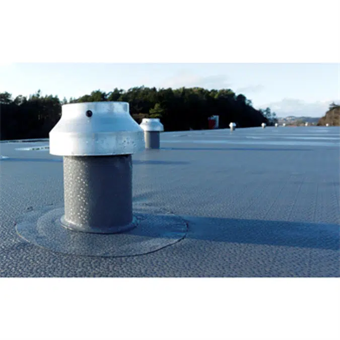 Protan Vacuum warm roof system on concrete substrate