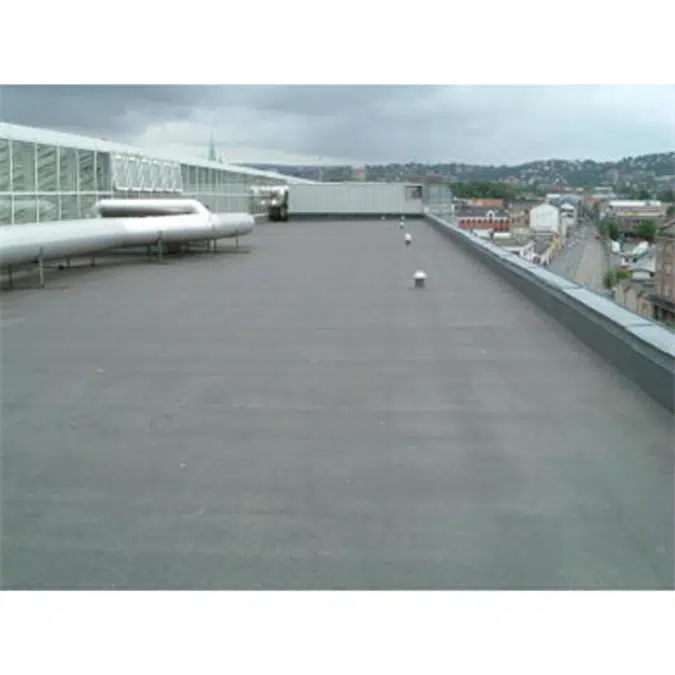 Protan Vacuum warm roof system on concrete substrate