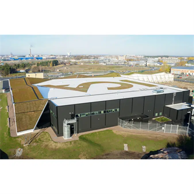 Protan Extensive Green roof system on steel substrate