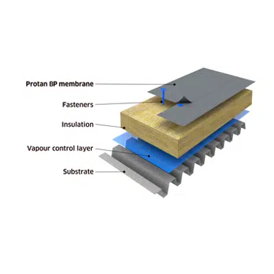 Protan BlueProof water attenuation system on steel substrate