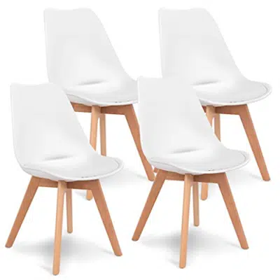画像 Giantex Mid Century Modern Dining Chairs