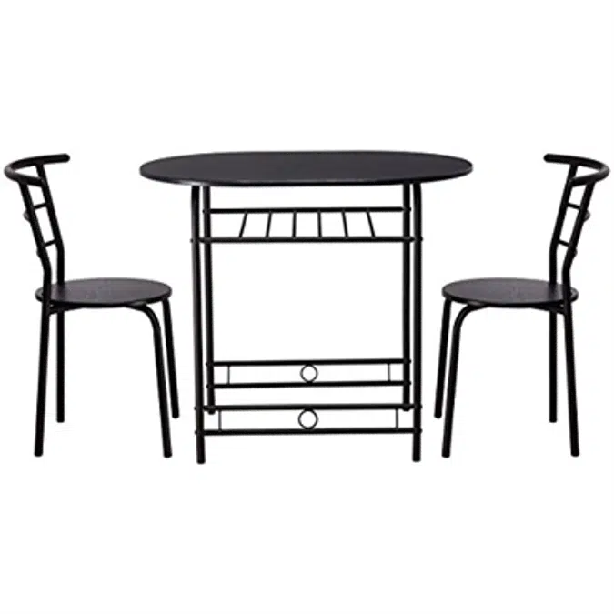 BIM objects - Free download! Giantex Dining Table Set with Bistro