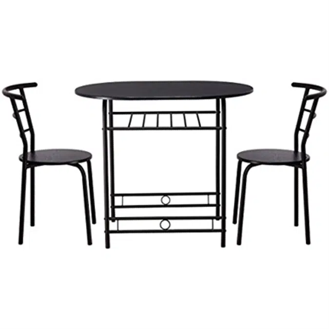 BIM objects - Free download! Giantex Dining Table Set with Bistro Chairs