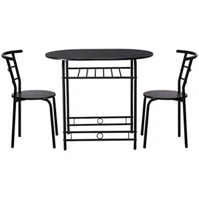 Image for Giantex Dining Table Set with Bistro Chairs