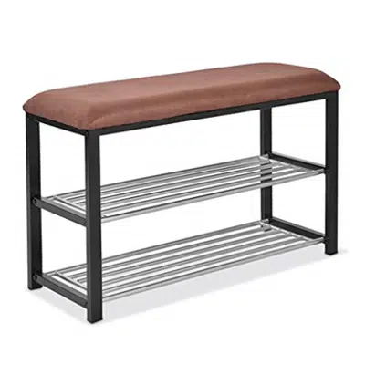 Giantex Entryway Storage Bench with Shoe Rack Shelf için görüntü