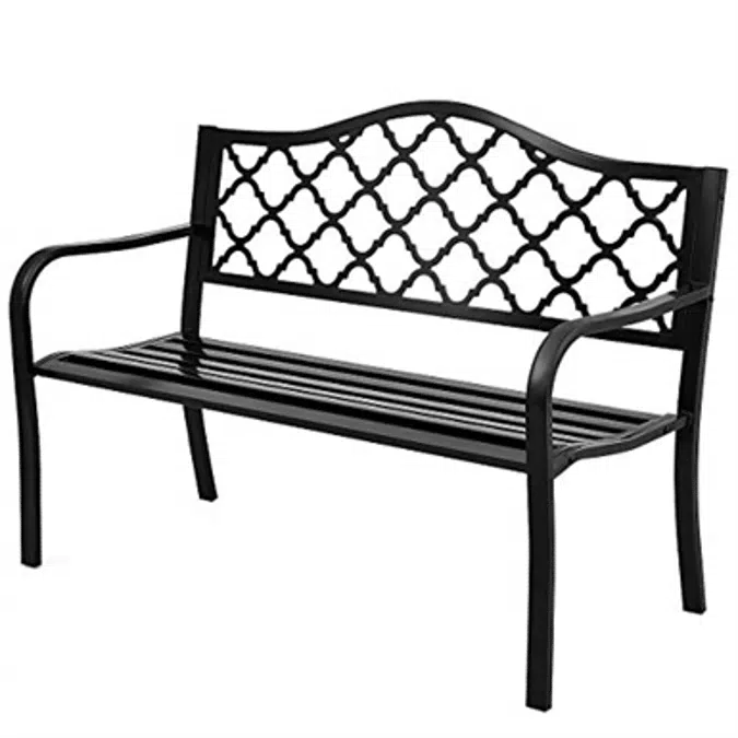 Giantex 50" Cast Iron Garden Bench