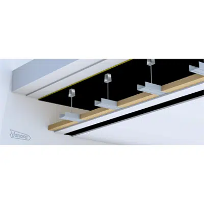 Image for TEF2 Floating ceiling for premises with 80 - 90 dB emissions levels and nightime shift