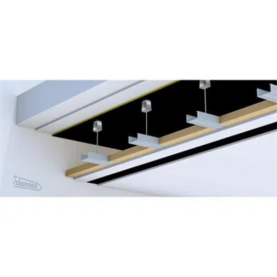 Obrázek pro TEF2 Floating ceiling for premises with 80 - 90 dB emissions levels and nightime shift