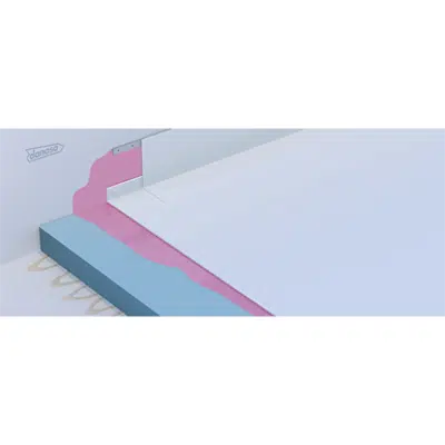 imazhi i REF5 Reflective non-walking roof with adhered PVC