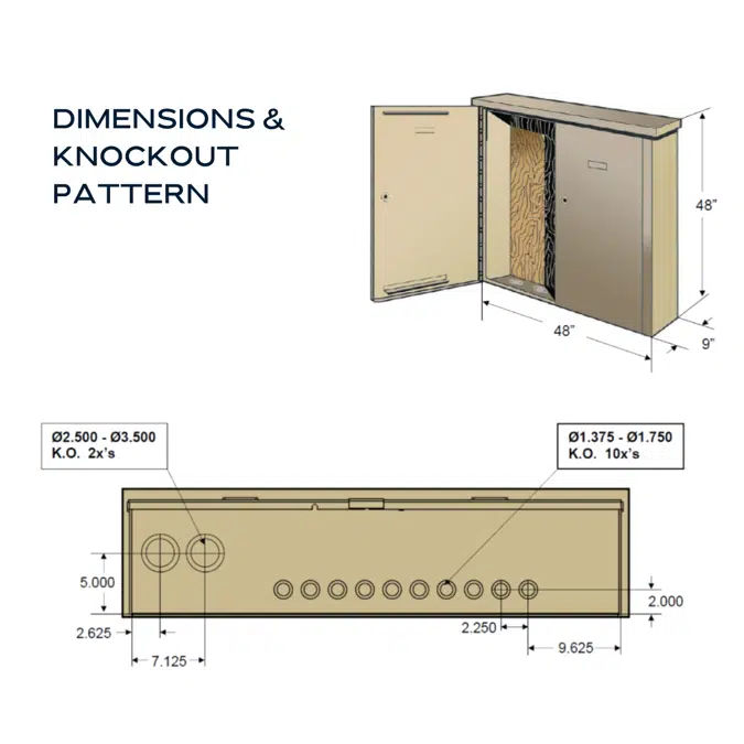 48489W-UL Surface-Mount Enclosure