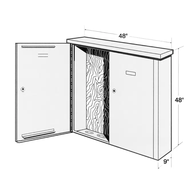 48489W-UL Surface-Mount Enclosure