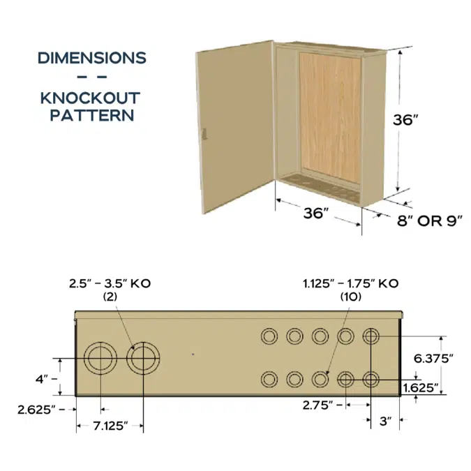 30″ Series Surface-Mount Enclosures
