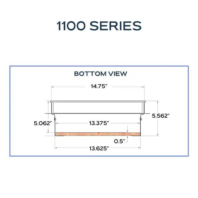 1100 Series Semi-Recessed Enclosure