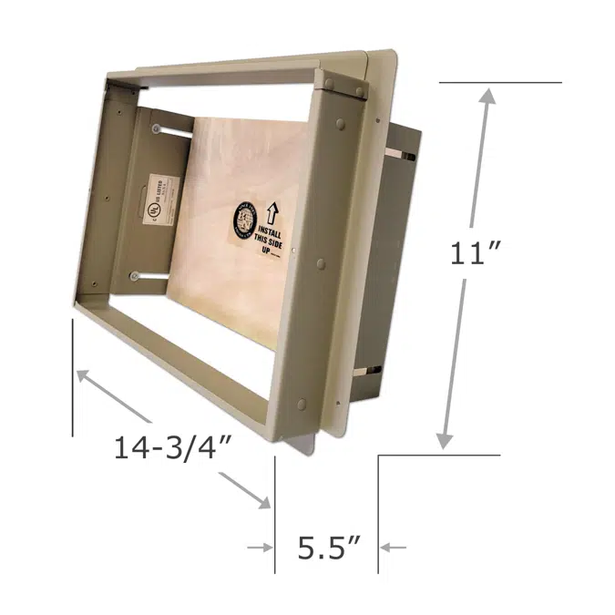 1100 Series Semi-Recessed Enclosure