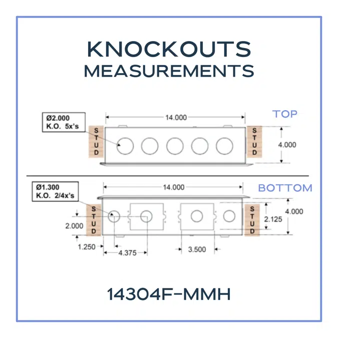 14304F-MMH Folding Structured Wiring Cabinet