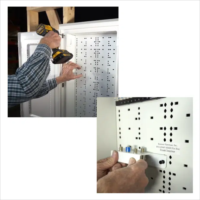 14304F-MMH Folding Structured Wiring Cabinet