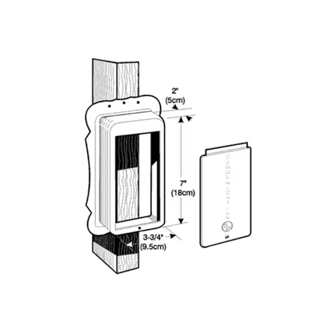 900 Series Semi-Recessed Enclosure