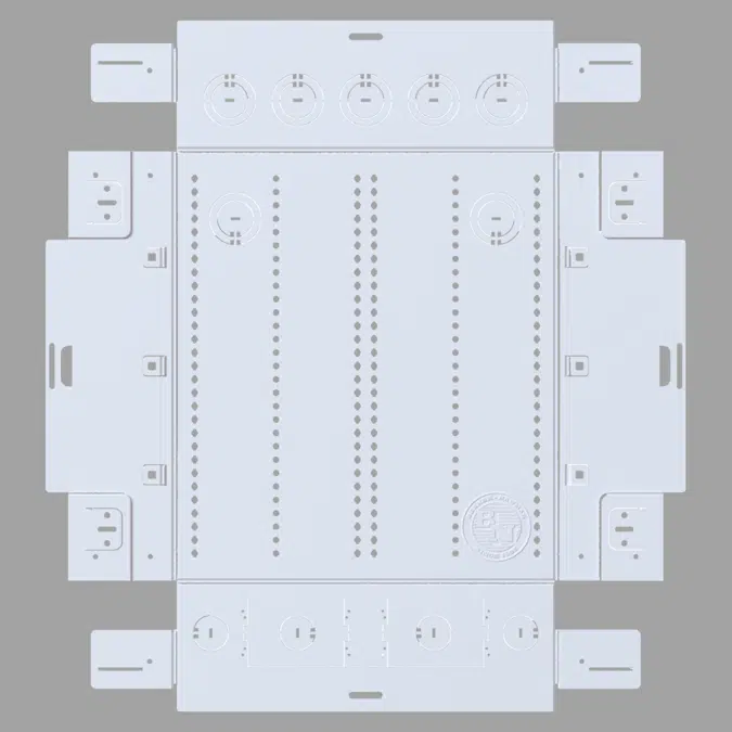MMH Folding Media Structured Wiring Enclosure WiFi Friendly 