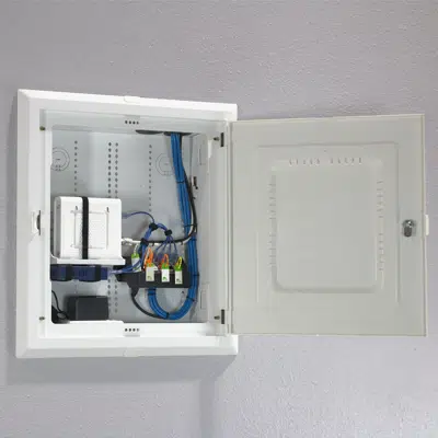 Image for MMH Folding Media Structured Wiring Enclosure WiFi Friendly 