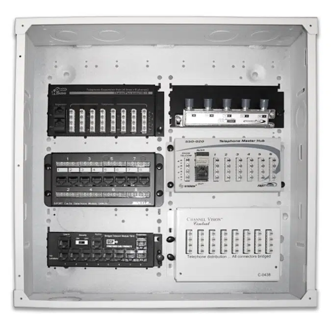 MMH Series: Interior Structured Wiring Enclosures (Hinged Door)