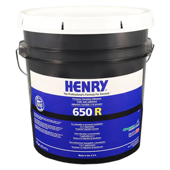 HENRY® 650 R Releasable Bond Pressure Sensitive Adhesive​​​