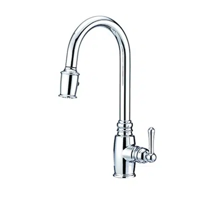 Danze D455557 Opulence Single Handle Pull-Down Kitchen Faucet için görüntü