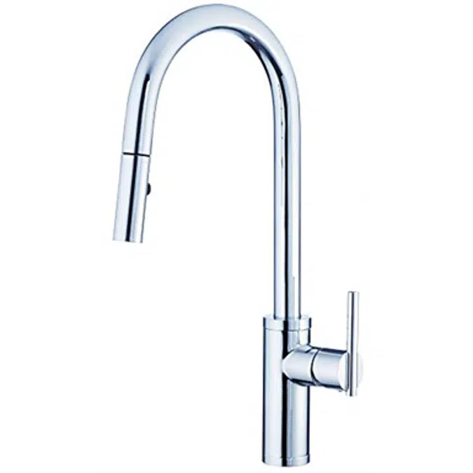 Danze D454058 Modern Parma Cafe Pull-Down Kitchen Faucet