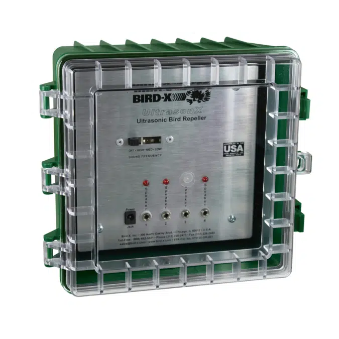 Ultrason X™ 4-Speaker Bird Deterrent System - Ultrasonic Bird Repeller