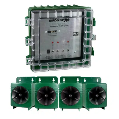 Image pour Ultrason X™ 4-Speaker Bird Deterrent System - Ultrasonic Bird Repeller