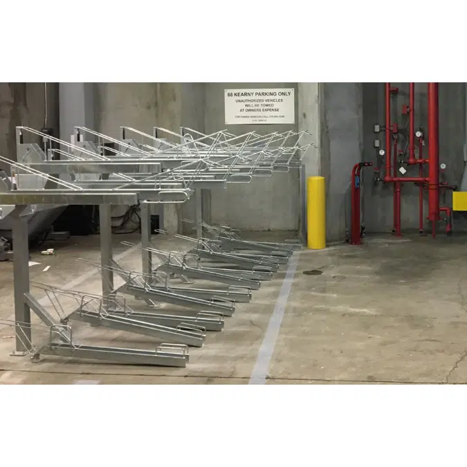Double Docker® - Two‑Tier Lift‑Assist Bike Parking Rack