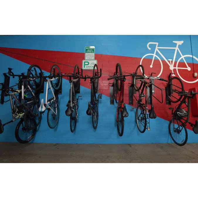 Offset® VR2 - Vertical Offset‑Staggered Bike Parking Rack