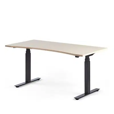 Desk MODULUS wave 1600x800 adjustable legs