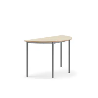 Desk BORAS half-round 1200x600x720