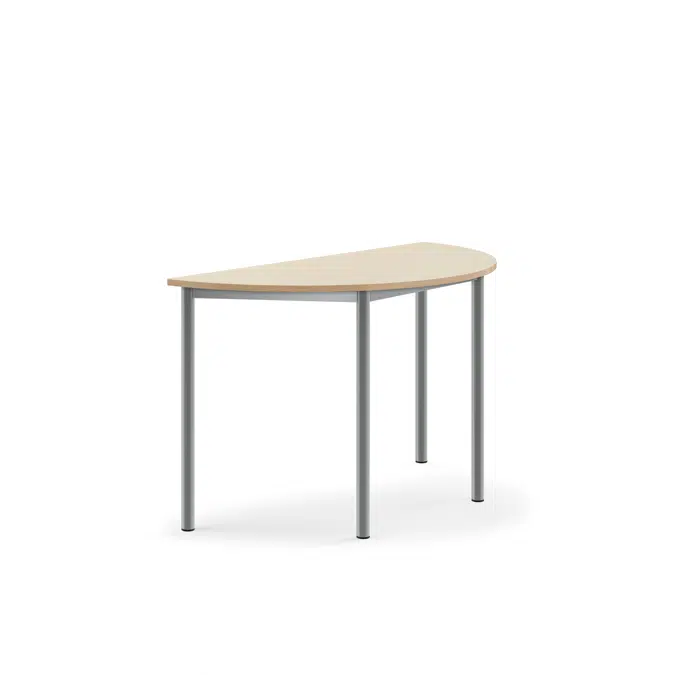 Desk BORAS half-round 1200x600x720