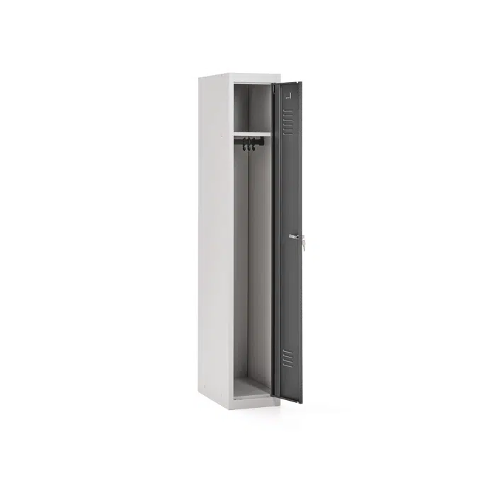 Flatpack locker CLICK 1 door, 1800x300x500