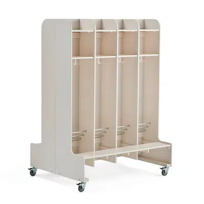 Cloakroom unit EBBA double sided 8 section